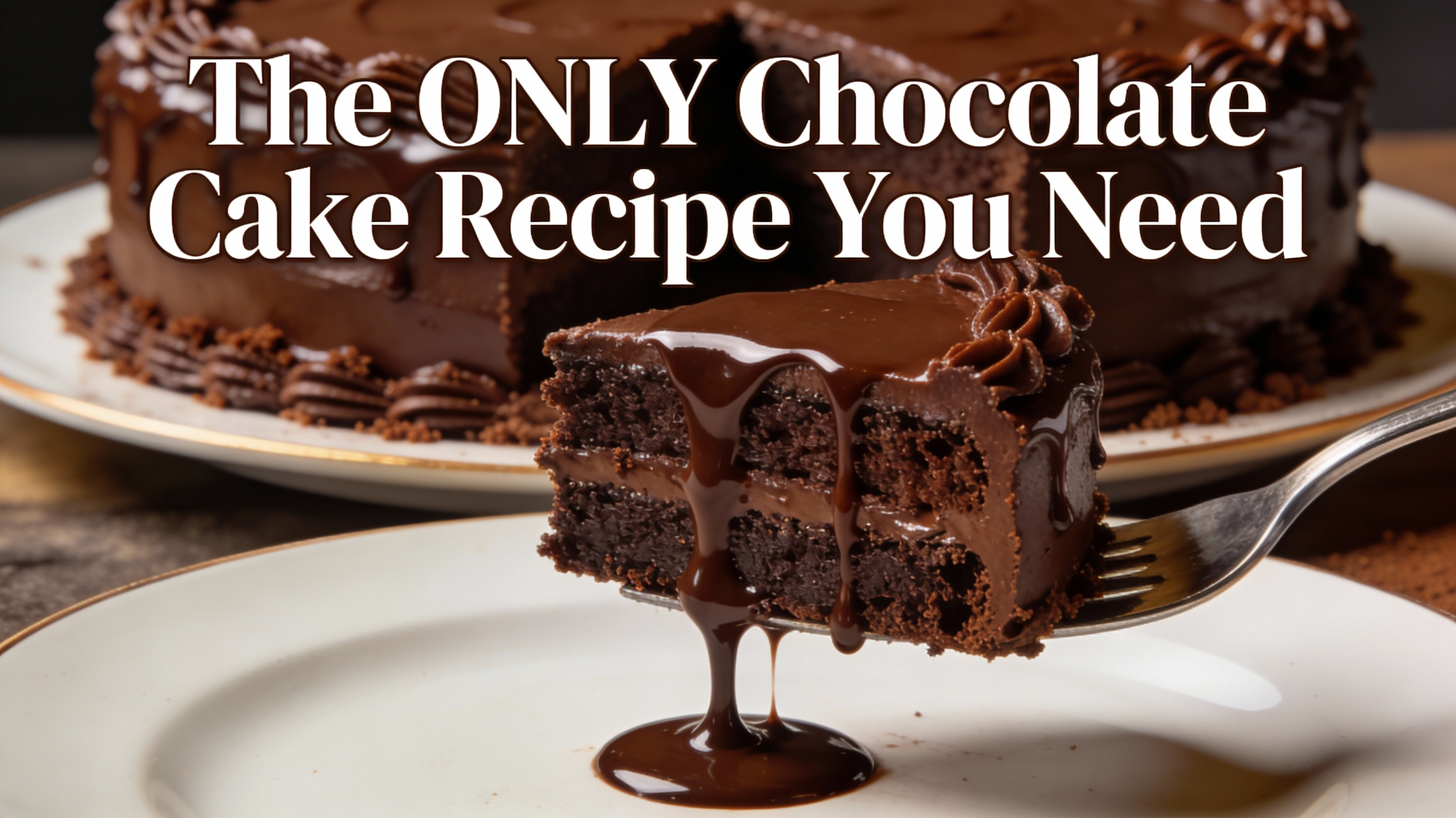 Ultimate Chocolate Cake Recipe Thumbnail — example output