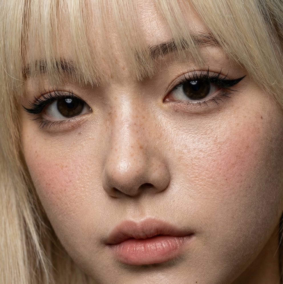 Ultra-High Resolution Upscale and Skin Texture Transfer… — example output