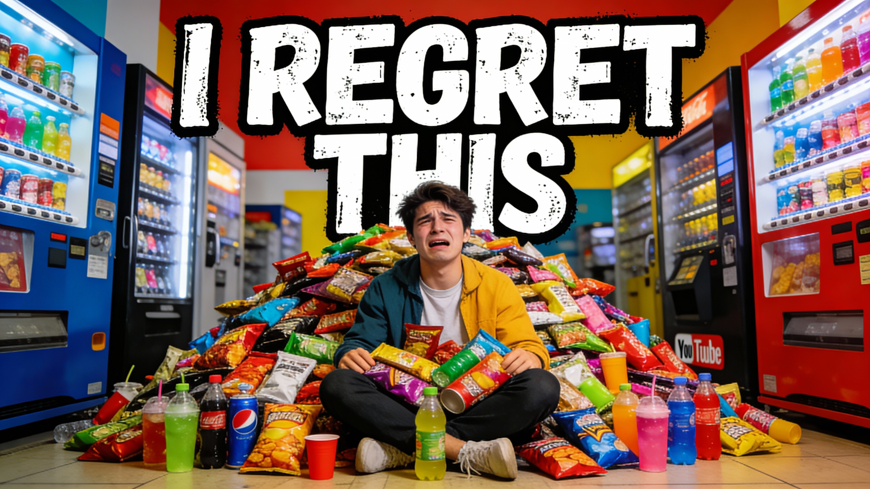 Vending Machine Food Challenge Thumbnail — example output