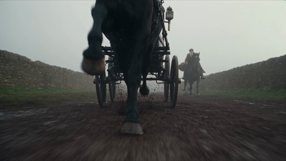Edwardian Wedding Carriage Chase — example output