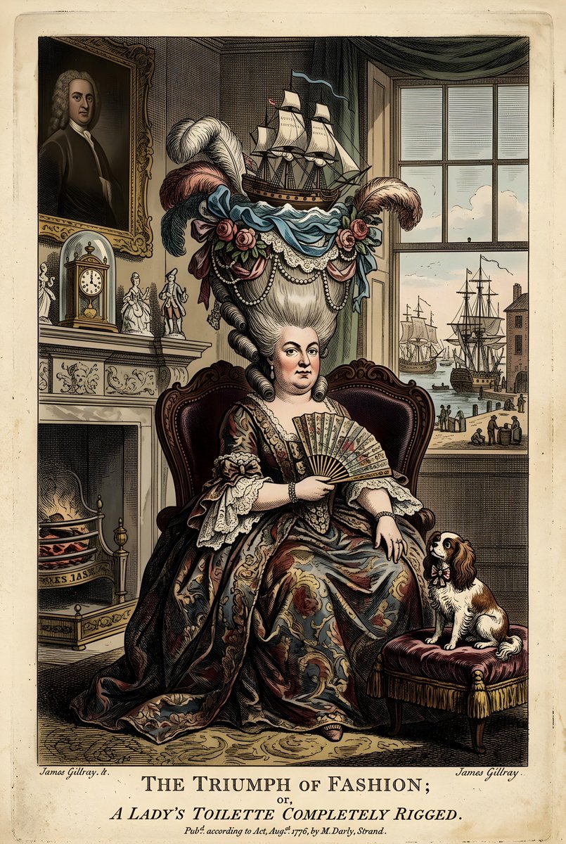Vintage British Caricature Satire — example output