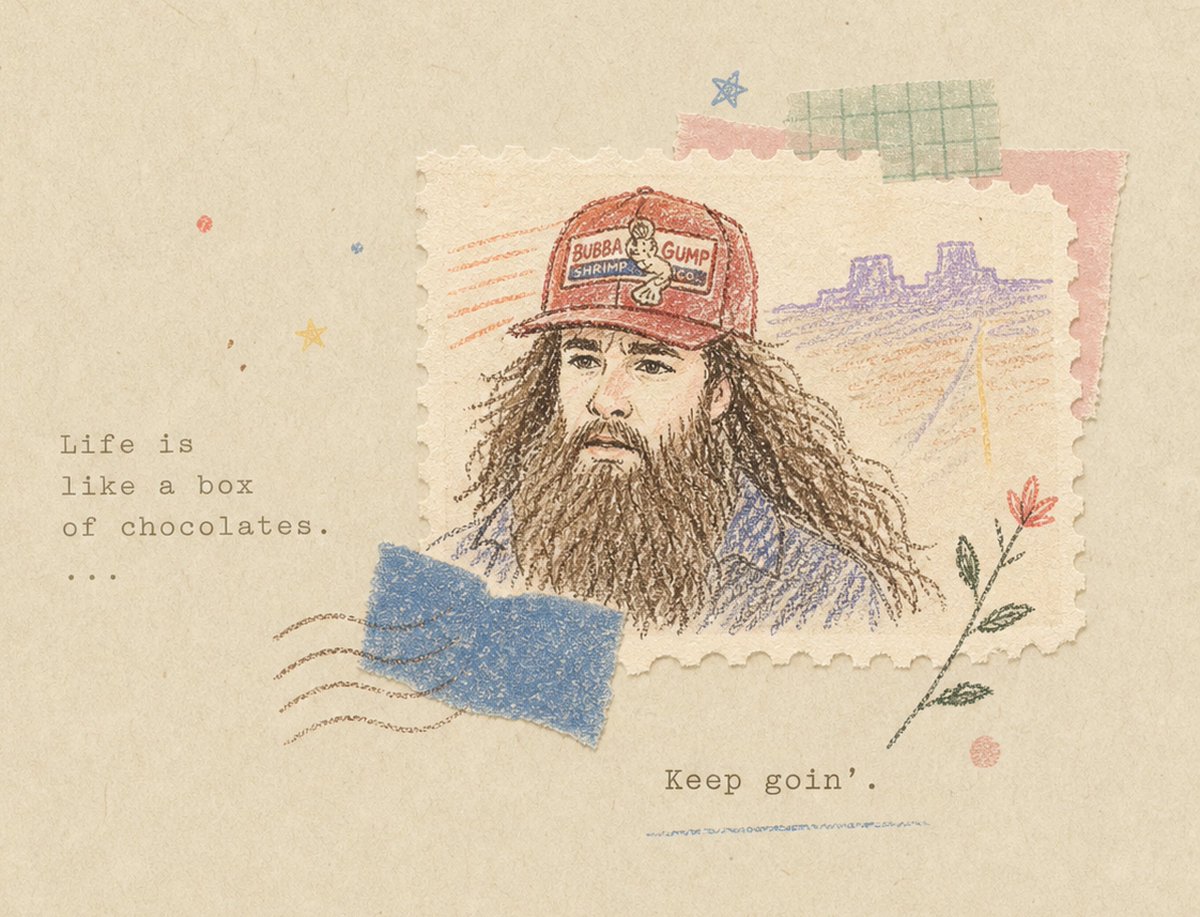 Vintage Doodle Scrapbook Poster — example output