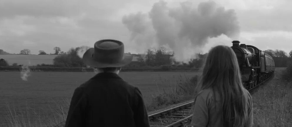 Vintage Steam Train Countryside Scene — example output