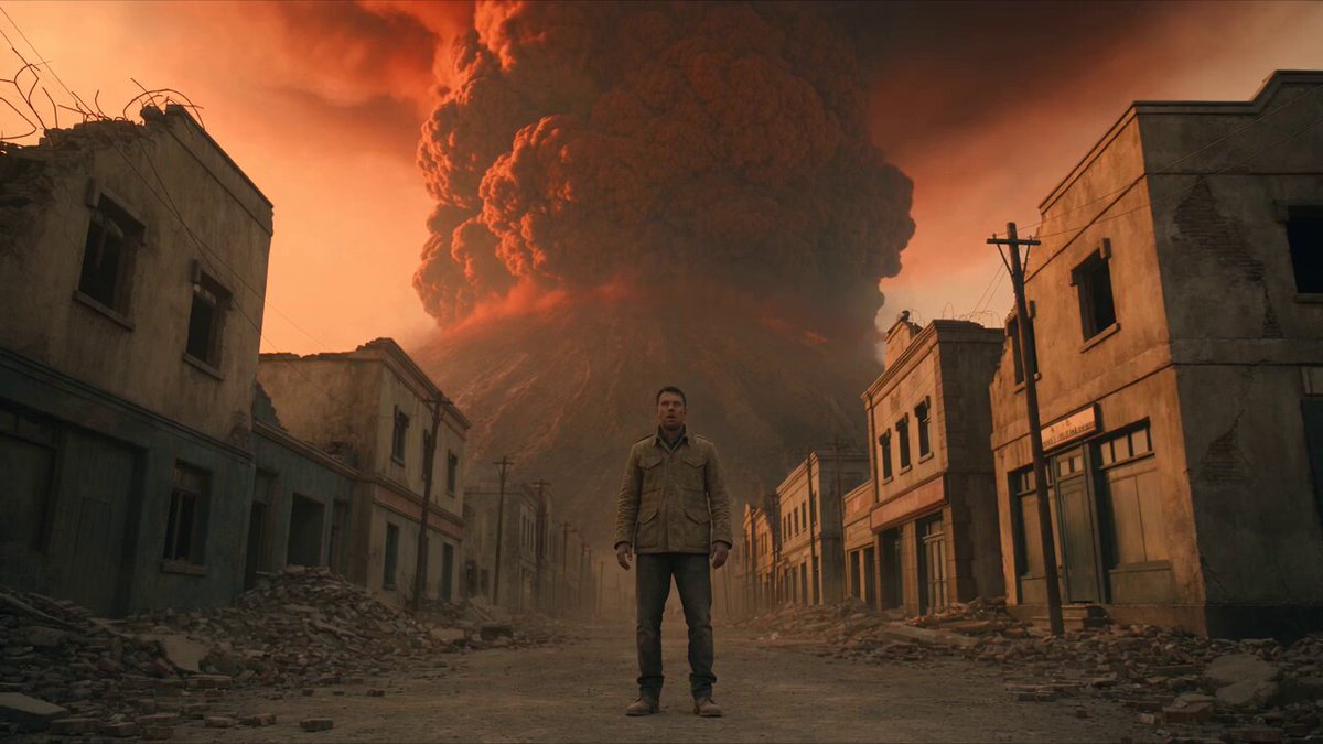 Volcanic Disaster Thriller Cinematic Prompt — example output