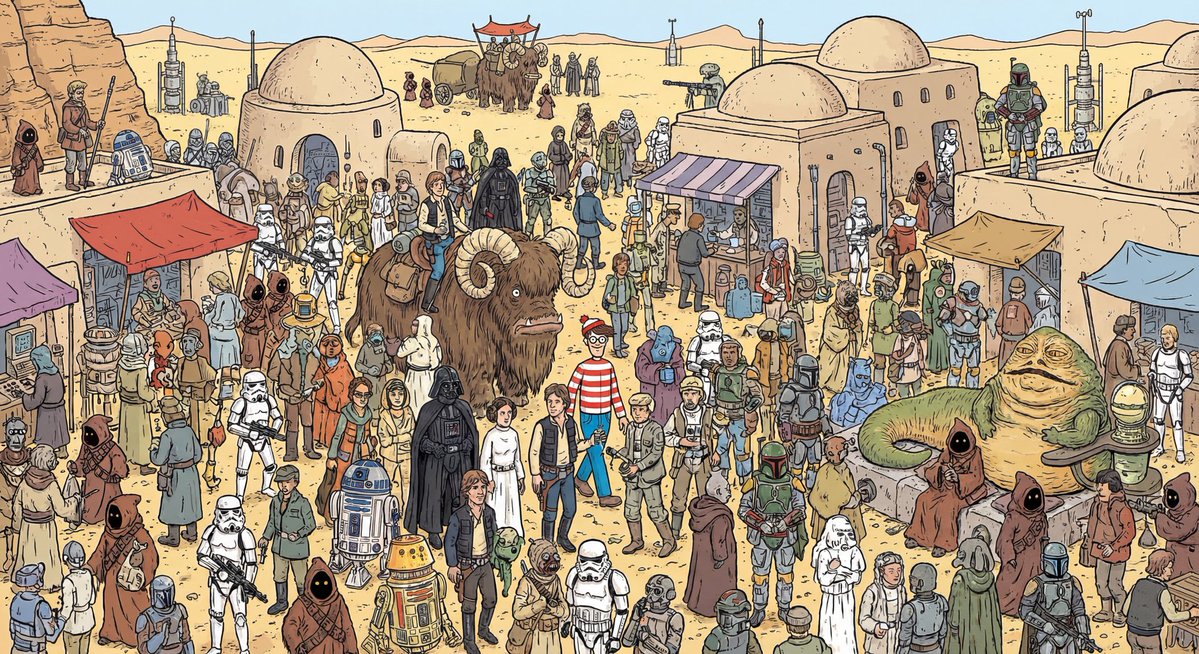 Where’s Waldo Star Wars scene — example output